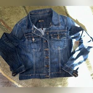 KUT Dark Denim Jean Jacket